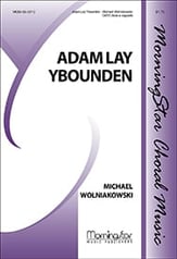 Adam Lay Ybounden SATB choral sheet music cover